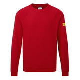 Portwest Anti-Static ESD Sweatshirt as24 - Deep Red - Customisable Sweatshirts
