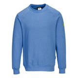 Portwest Anti-Static ESD Sweatshirt as24 - Hamilton Blue - Customisable Sweatshirts