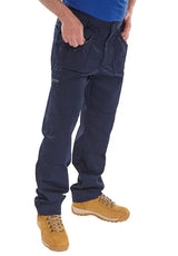 Beeswift Action Work Trousers Awt - Navy Blue - Customisable Trousers