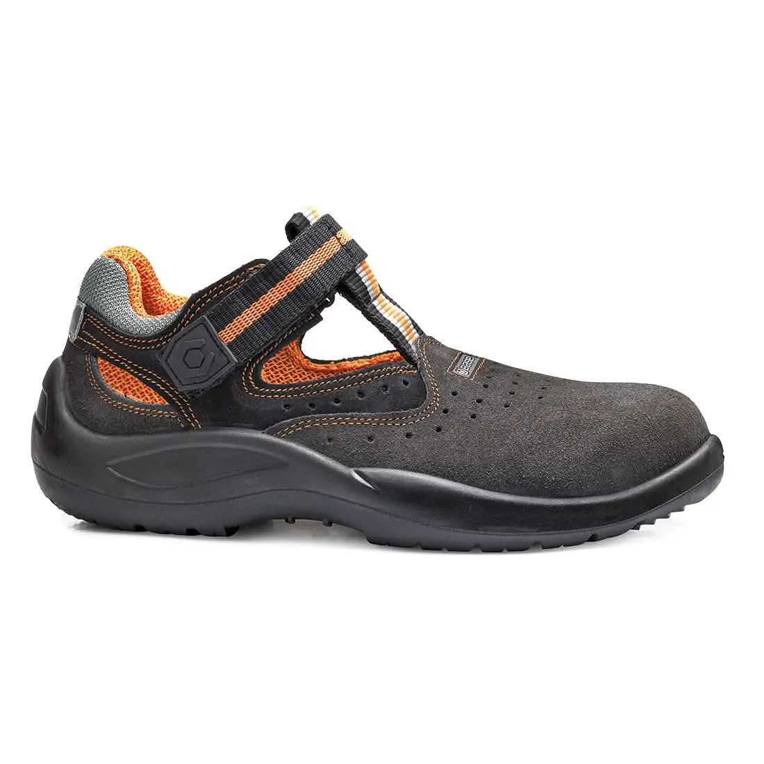 Portwest Summer S1P SRC B0116 - Grey Orange - Customisable Shoes