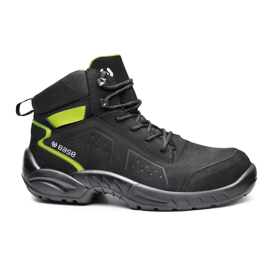 Portwest Chester Top S3L FO SR B0177 - Black Green - Customisable Shoes