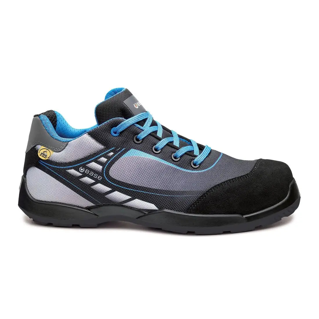 Portwest Bowling S3L ESD FO SR B0676E - Black Blue - Customisable Shoes