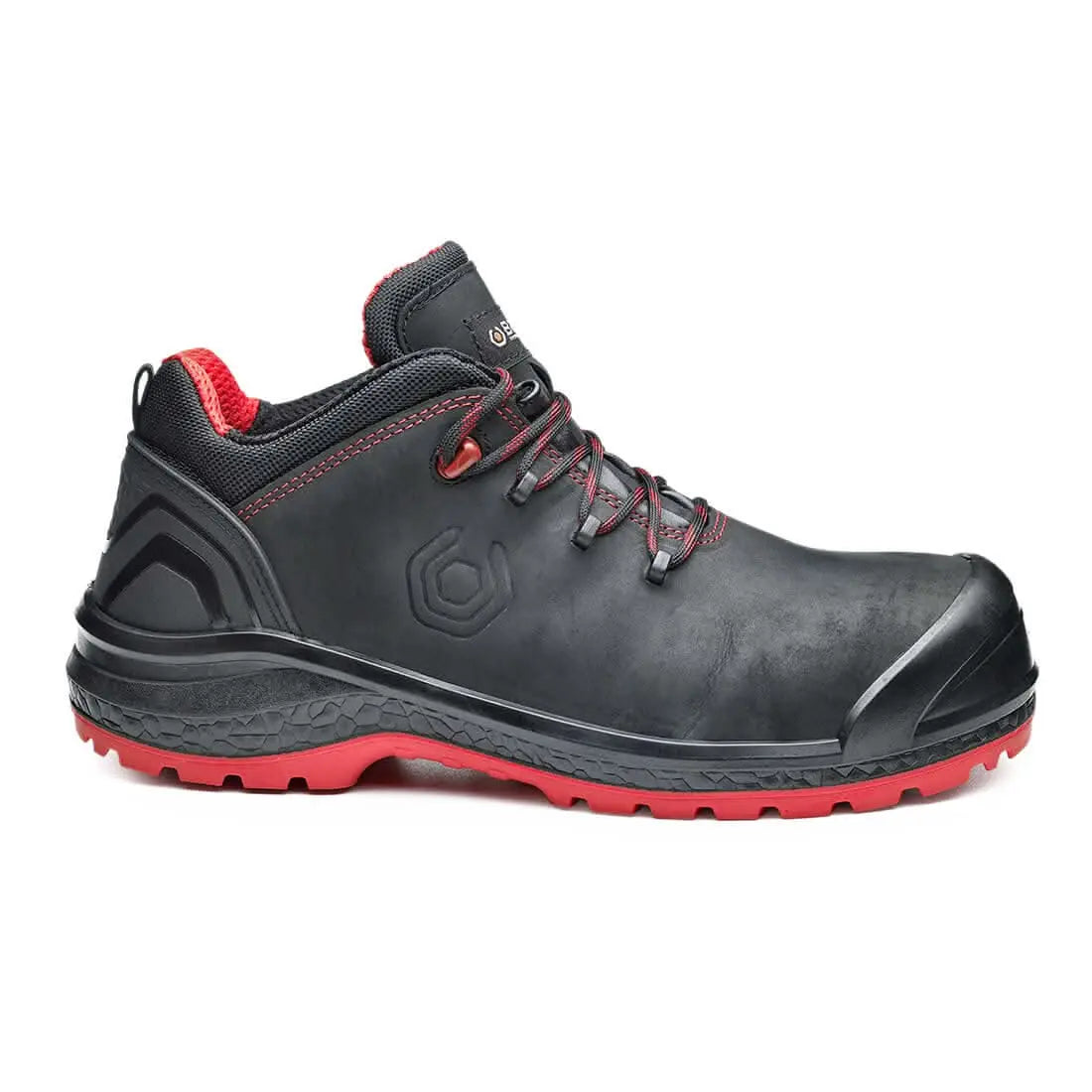 Portwest Be Uniform Shoe S3 HRO CI HI - Black Red - Customisable Footwear