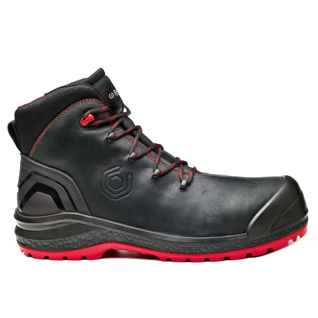 Portwest Be Uniform Top S3 HRO CI HI - Black Red - Customisable Footwear