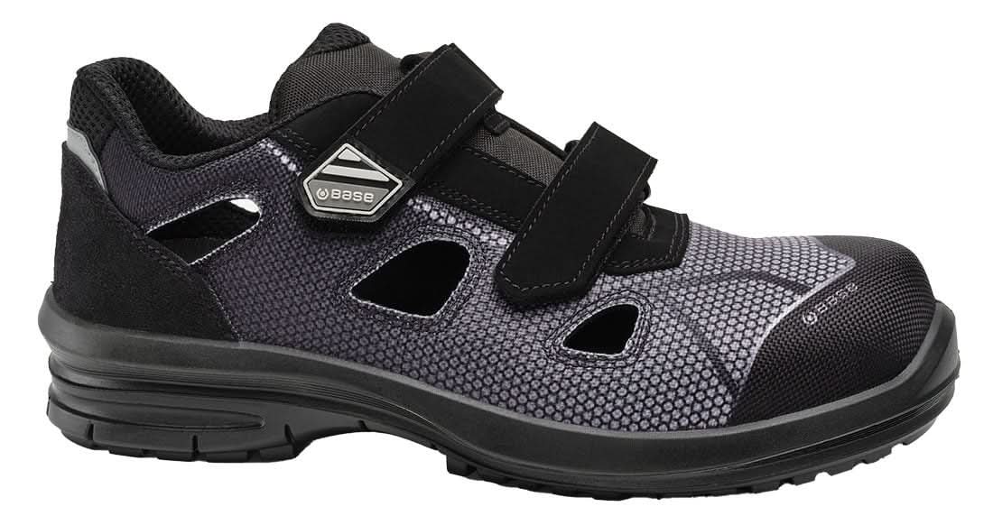 Portwest Syrius Sandal S1PL ESD FO SR - Black Grey - Customisable Footwear