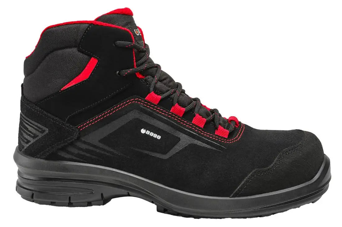 Portwest Dione Top S3L FO SR - Black Red - Customisable Footwear