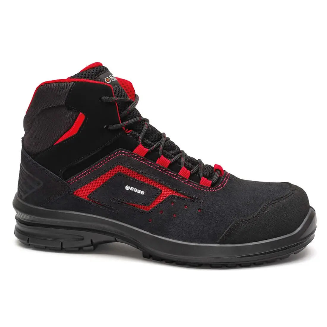 Portwest Eris Top S1PL FO SR - Black Red - Customisable Footwear