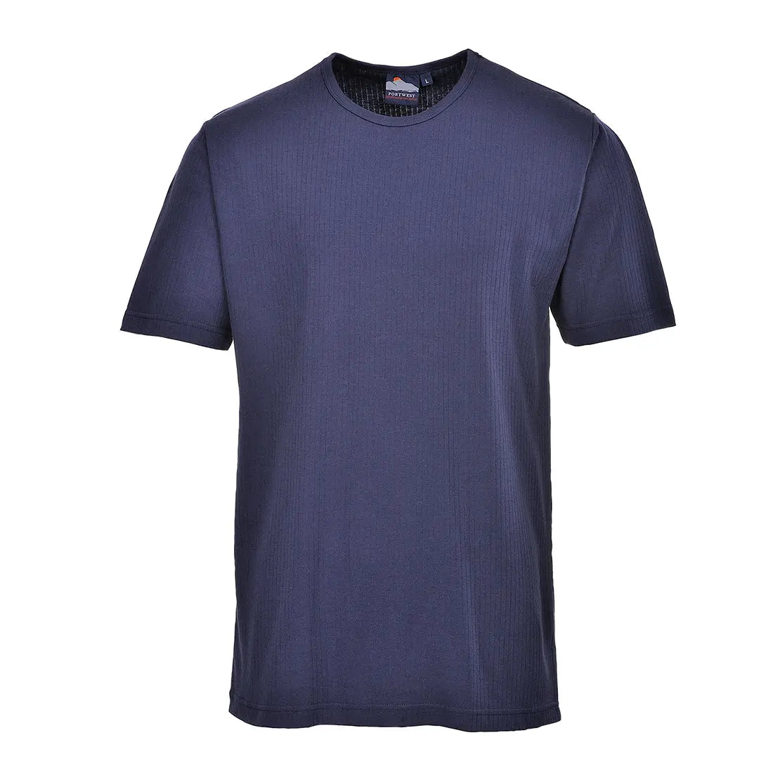 Portwest Thermal T-Shirt Short Sleeve - b120 - Navy - Customisable T-Shirts