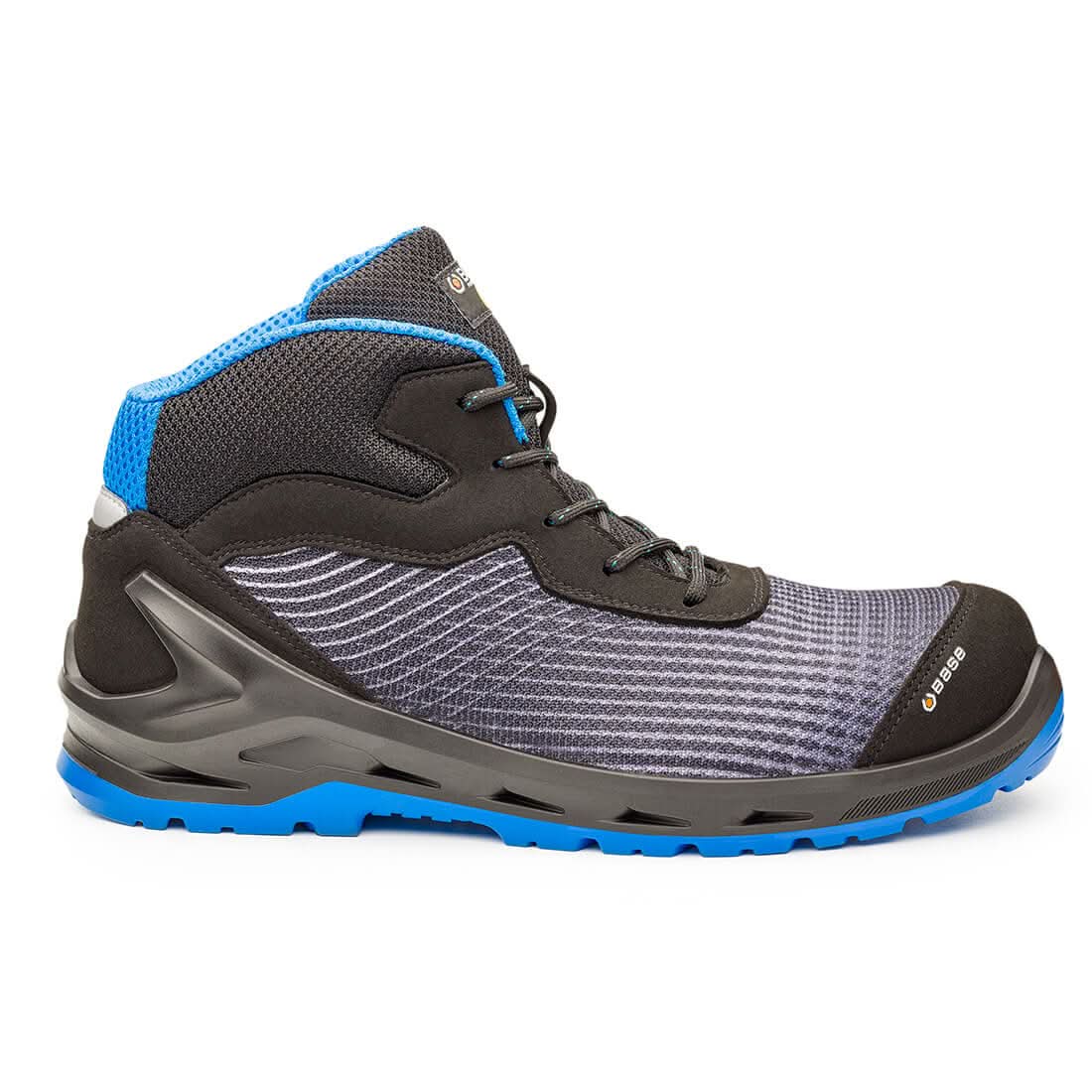 Portwest I Cyber Top S1P ESD SRC - Black Blue - Customisable Footwear