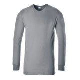 Portwest Thermal T Shirt Long Sleeve B123 - Grey - Customisable T-Shirts