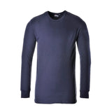 Portwest Thermal T Shirt Long Sleeve B123 - Navy - Customisable T-Shirts