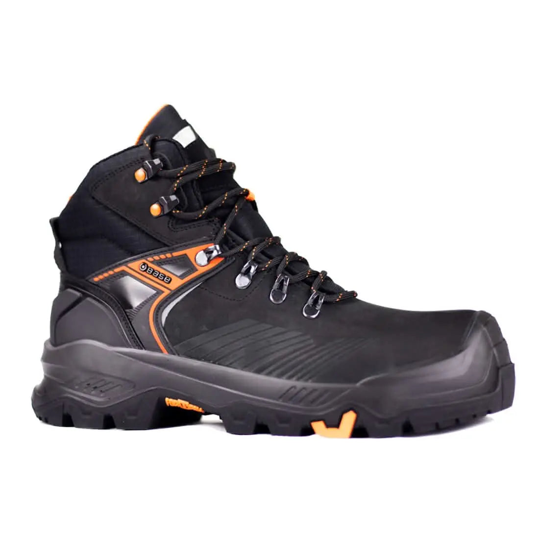 Portwest T Rex MidT Wall Mid S3S HRO CI HI LG FO SR - Black Orange - Customisable Footwear