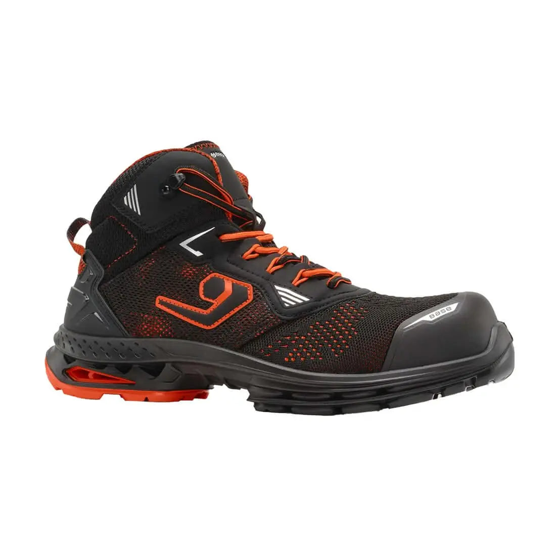 Portwest Paris S1PS ESD LG SC FO SR - Black Orange - Customisable Footwear