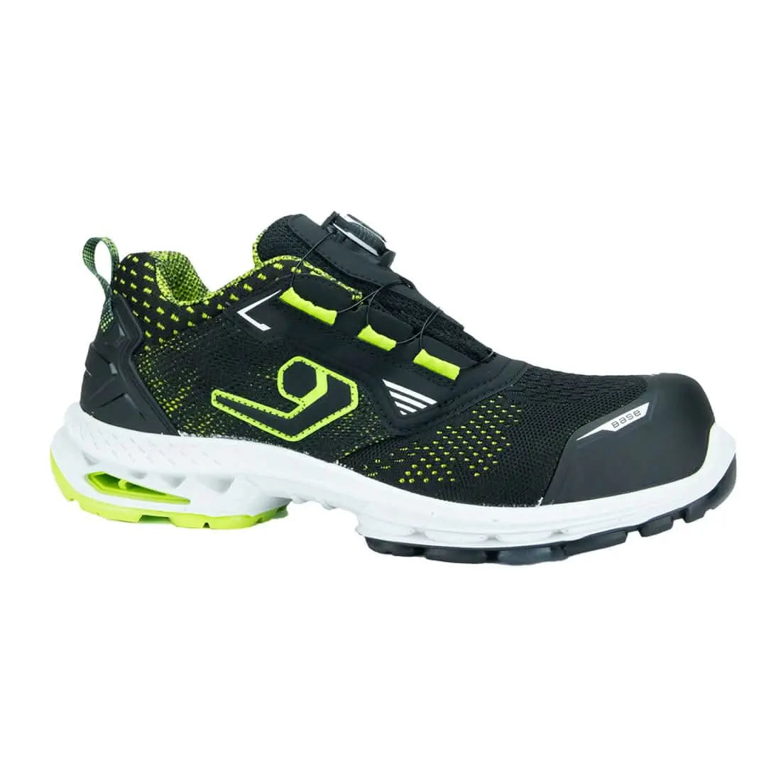 Portwest Stockholm S1PS ESD SC LG FO SR - Black Green - Customisable Footwear
