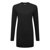 Portwest Womens Relaxed Fit T Shirt LS B194 - Black - Customisable T-Shirts