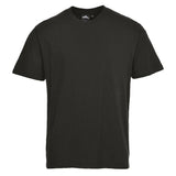 Portwest Turin Premium T-Shirt S/S - b195 - Black - Customisable T-Shirts