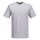 Portwest Turin Premium T-Shirt S/S - b195 - Heather Grey - Customisable T-Shirts