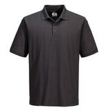 Portwest Naples Polo Shirt SS B210 - Metal Grey - Customisable Polos