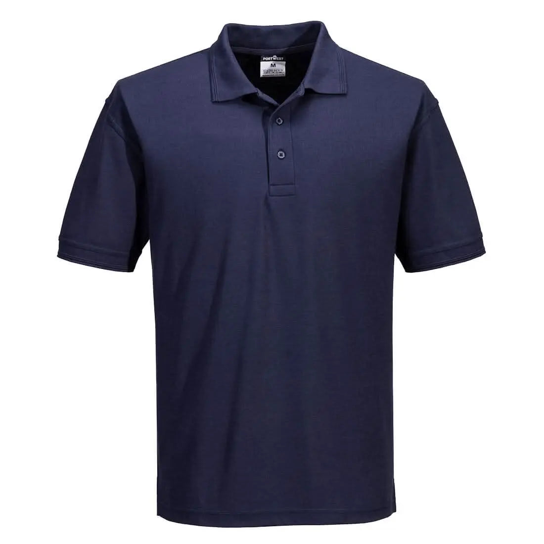 Portwest Naples Polo Shirt SS B210 - Navy - Customisable Polos