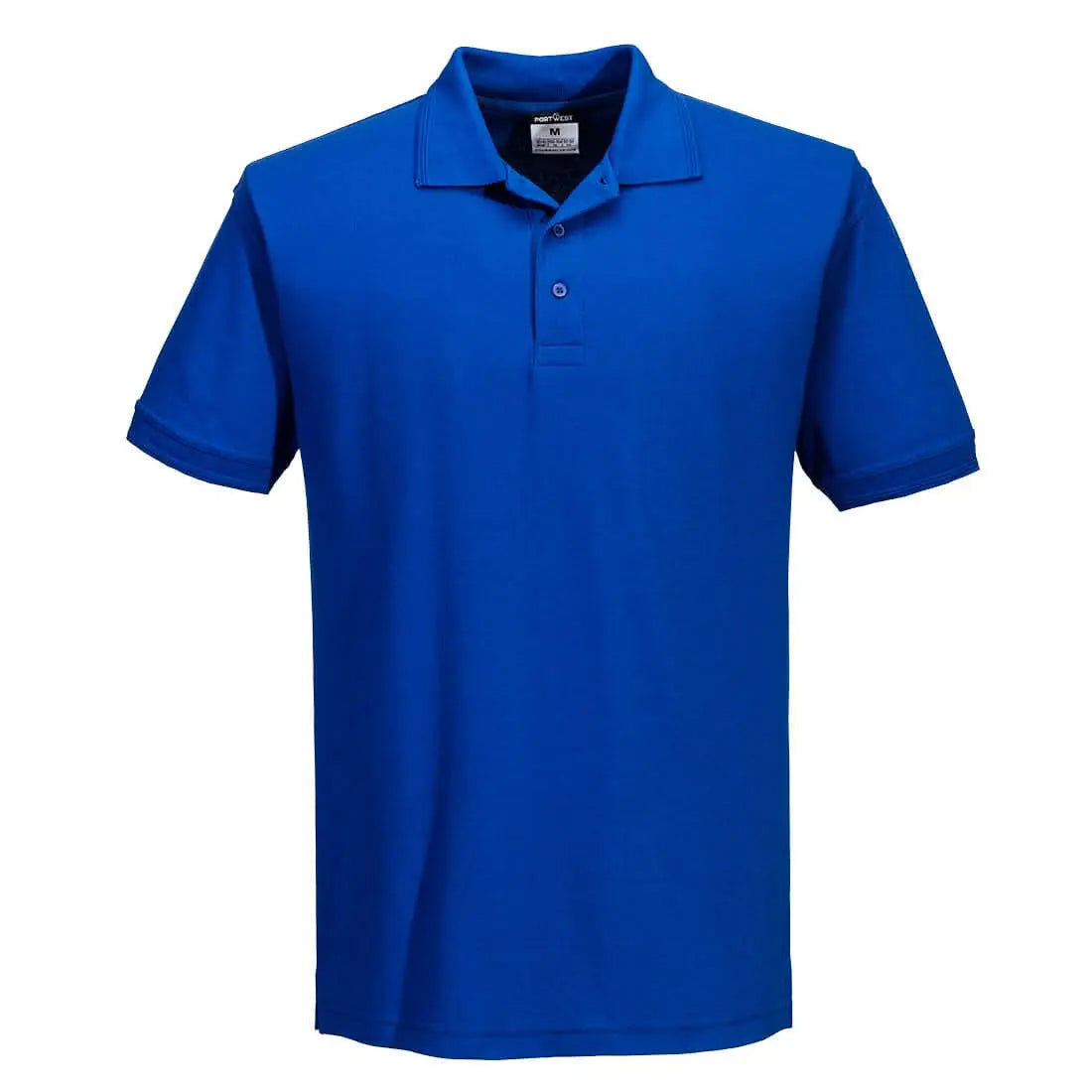 Portwest Naples Polo Shirt SS B210 - Royal Blue - Customisable Polos