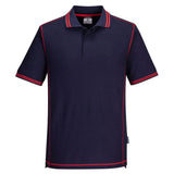 Portwest Essential Two Tone Polo Shirt B218 - Navy Red - Customisable Polos