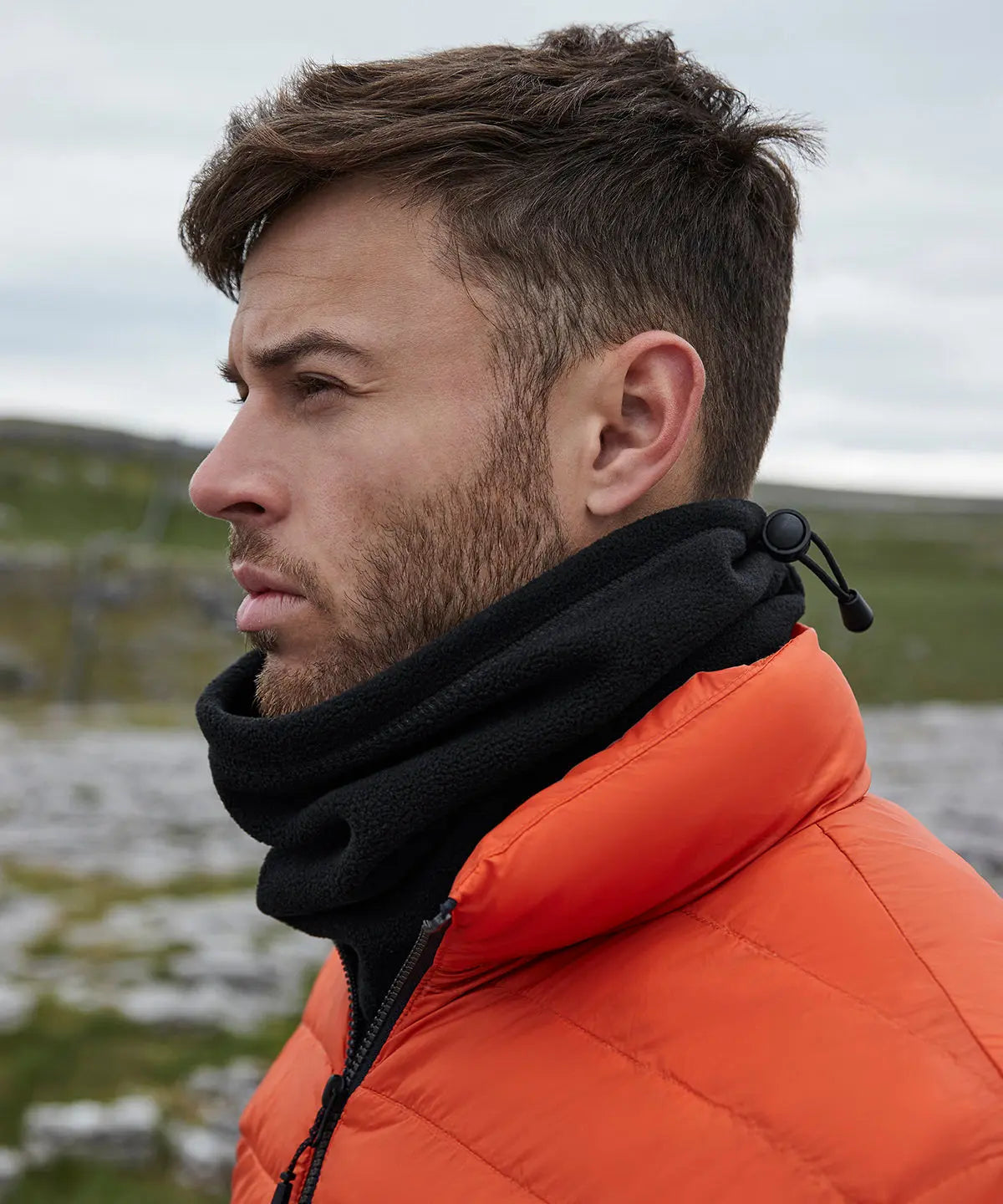 Recycled fleece snood