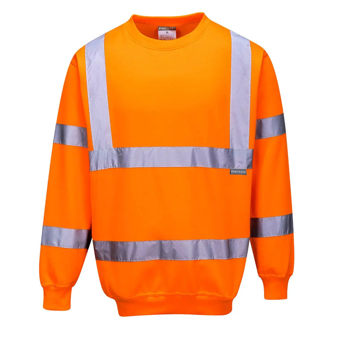 Portwest Hi-vis Sweatshirt - Orange XXS - Customisable