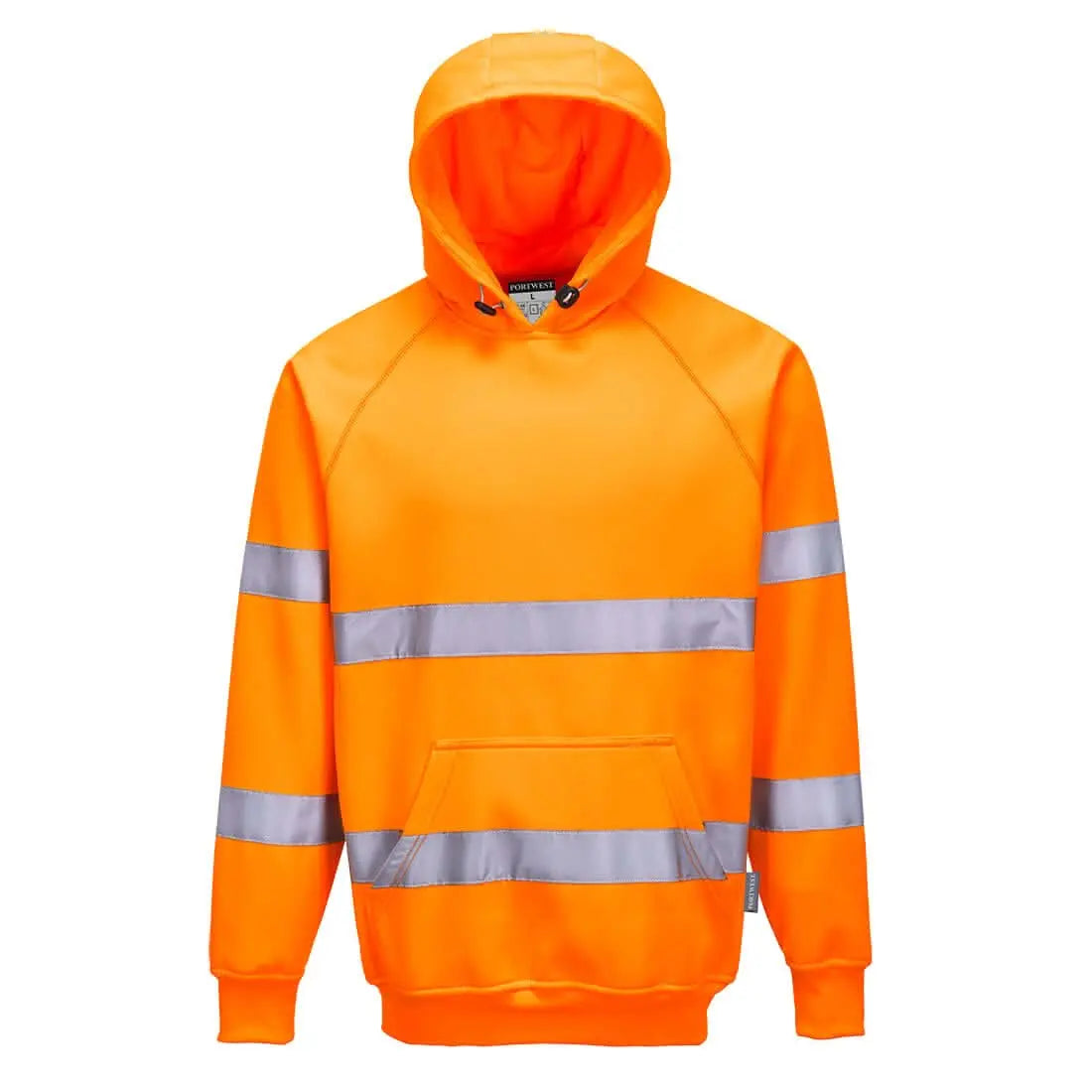 Portwest Hi-vis Hoodie B304 - Orange - Customisable Hoodies