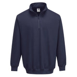 Portwest Sorrento 1/4 Zip Neck Sweatshirt b309 - Navy - Customisable Sweatshirts