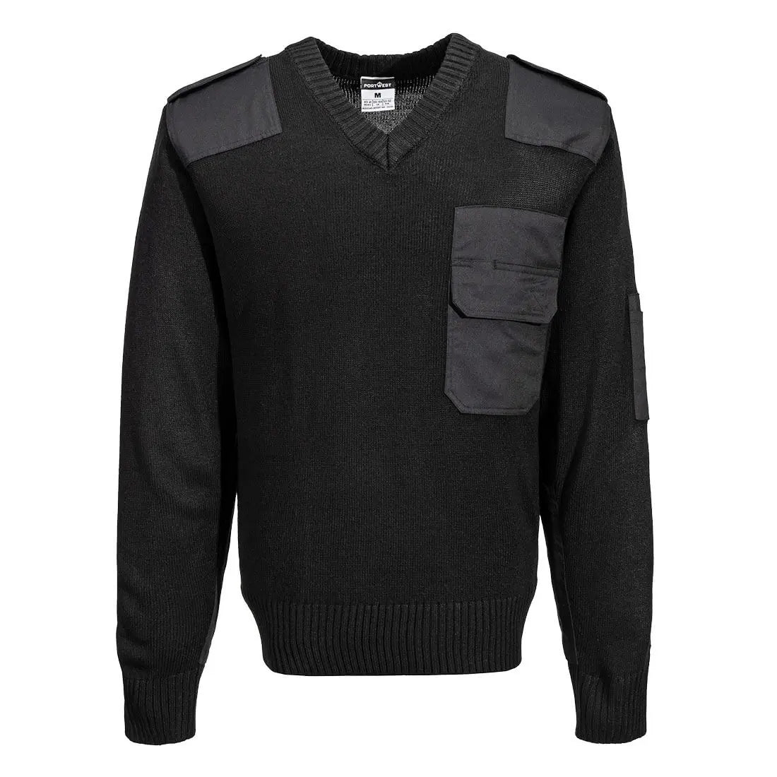 Portwest Nato Sweater b310 - Black - Customisable Sweatshirts