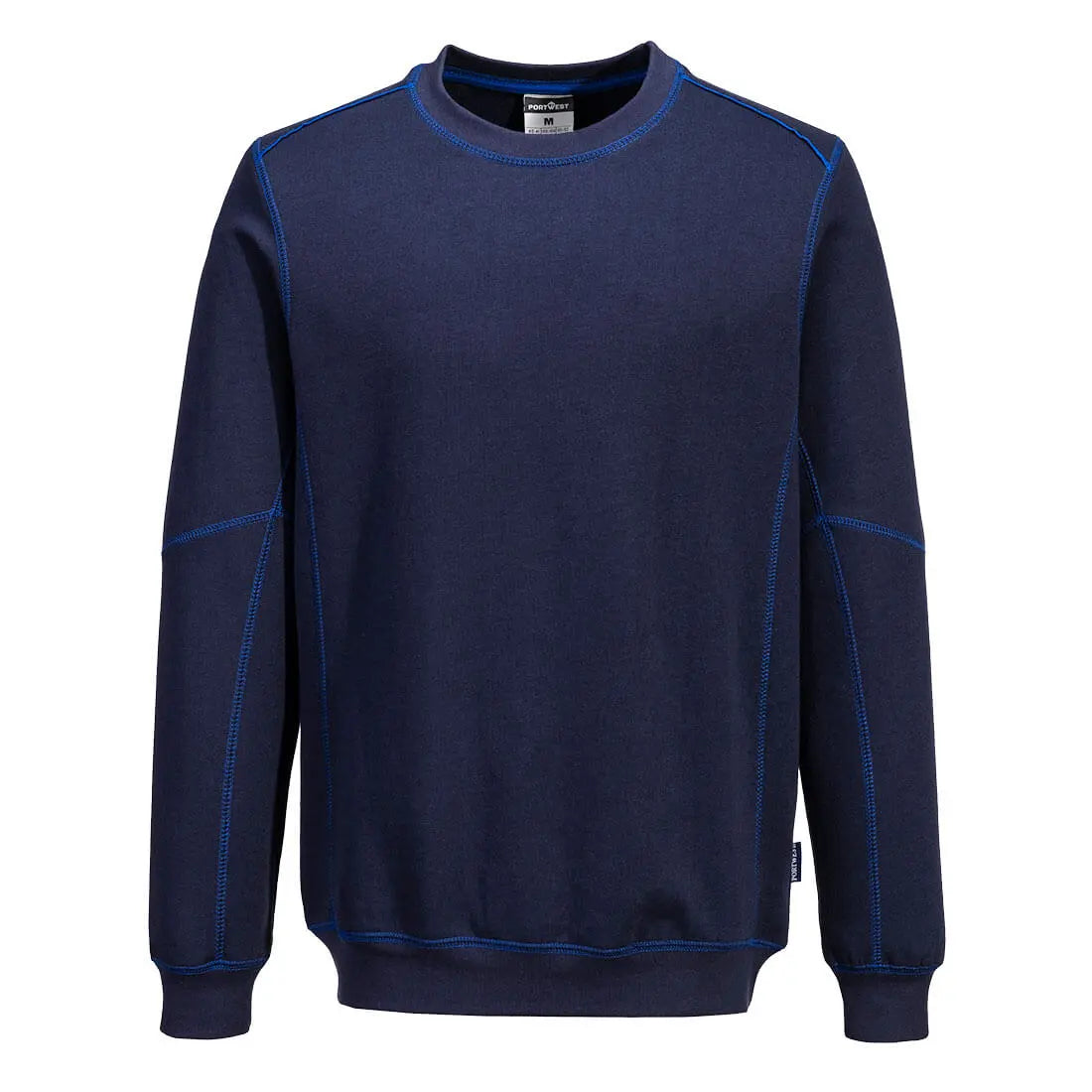 Portwest Essential Two Tone Sweatshirt - XXL Navy Royal - Customisable
