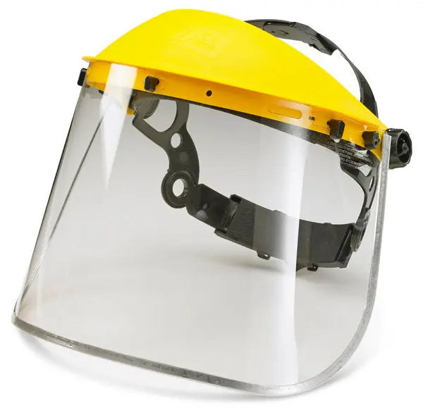 Beeswift Metal Edge Face Visor Bbmefv8 - Clear UNIVERSAL - Customisable Eye Protection