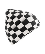 Checkerboard beanie