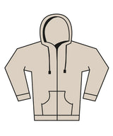 Unisex heavy full-zip hoodie