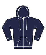 Unisex heavy full-zip hoodie
