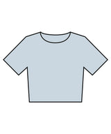 Women’s heavyweight washed cropped tee