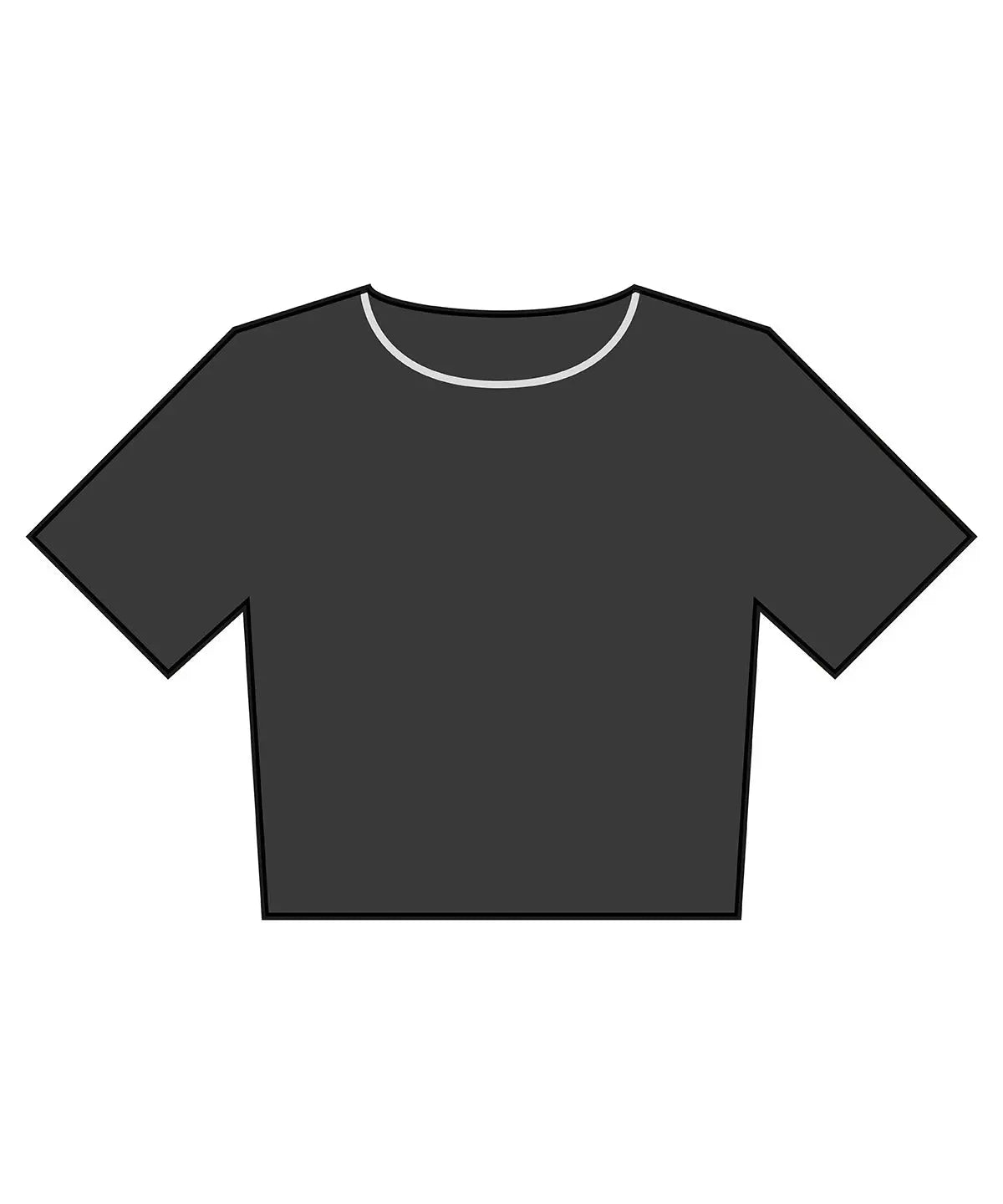 Women’s heavyweight washed cropped tee