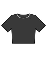 Women’s heavyweight washed cropped tee
