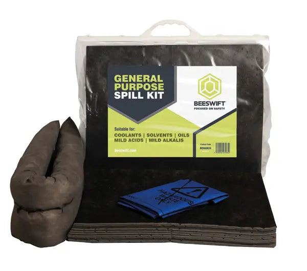 Beeswift General Purpose Spill Kit L Besgsk20 - Black 20L - Customisable Kits