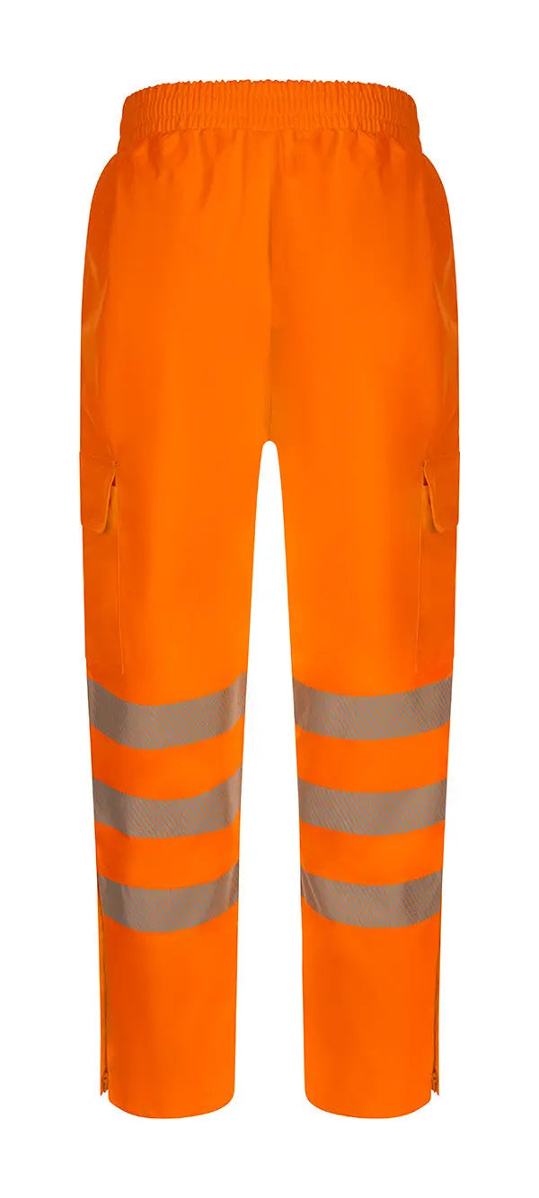 Beeswift Birkdale Hi Vis Waterproof Breathable Trousers Bit - - Customisable Trousers
