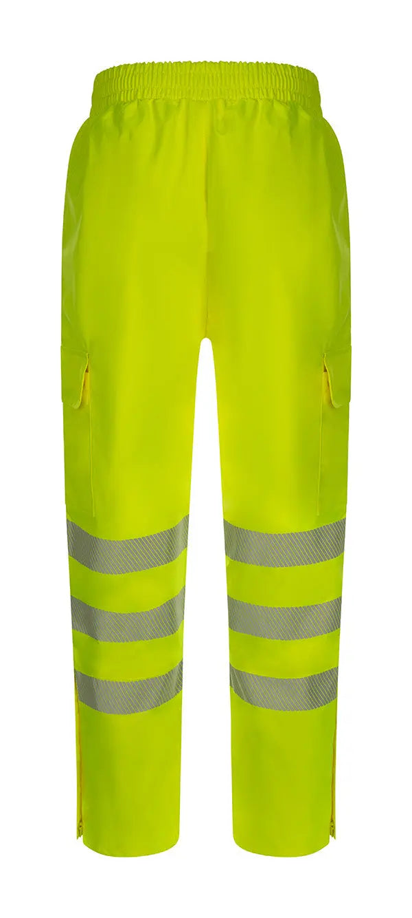 Beeswift Birkdale Hi Vis Waterproof Breathable Trousers Bit - - Customisable Trousers