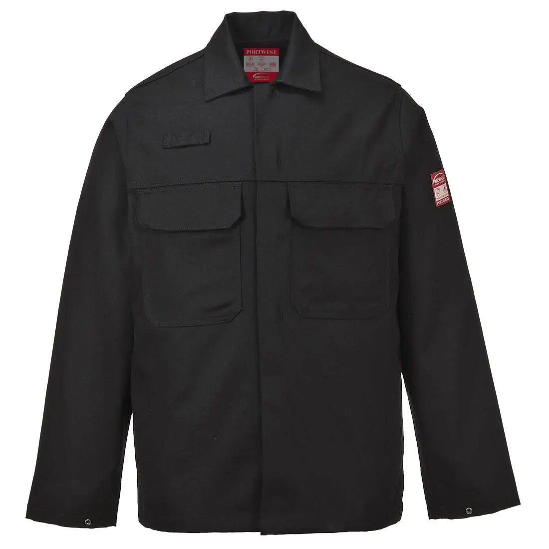 Portwest Bizweld Fr Jacket BIZ2 - Black - Customisable Jacket