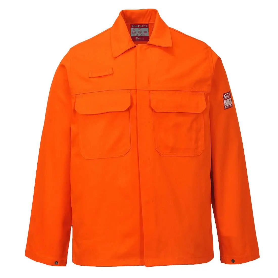 Portwest Bizweld Fr Jacket BIZ2 - Orange - Customisable Jacket