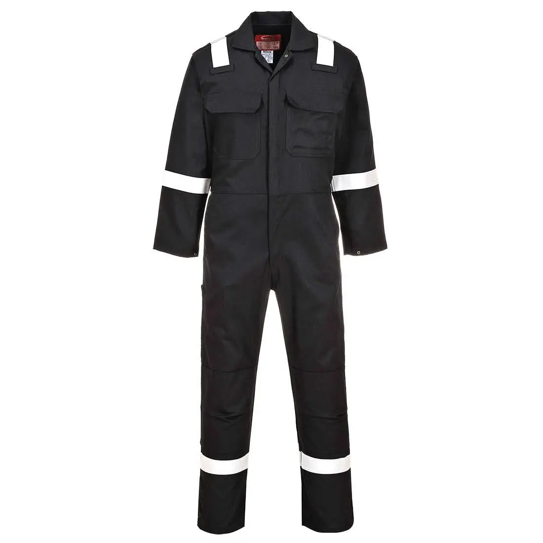 Portwest Bizweld FR Coverall Biz5 - Black - Customisable Coveralls
