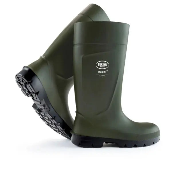Bekina Steplite Easy Grip Non Safety Wellingtons Bnpan1 P9180 - Green - Customisable Wellingtons