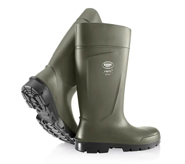 Bekina Steplite Easy Grip Safety Wellingtons S Bnpan4 P9180 - Green - Customisable Wellingtons