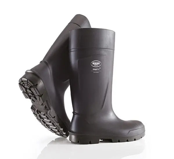 Bekina Steplite Easy Grip Full Safety Wellingtons S Bnpan4 P8080 - Black - Customisable Wellingtons