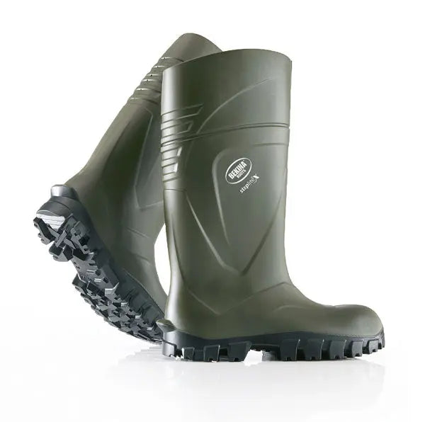 Bekina Steplite X Solid Grip Full Safety Wellingtons S Bnxan4 P9180 - Green - Customisable Wellingtons
