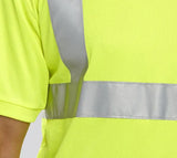 Beeswift Crew Neck Hi Vis Short Sleeve T Shirt Bscntsen - - Customisable Tee Shirts