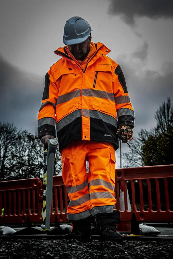 Deltic Beeswift Deltic Hi Vis Two Tone Ripstop Breathable And Waterproof Rail Jacket Bsdjtt - - Customisable Jacket